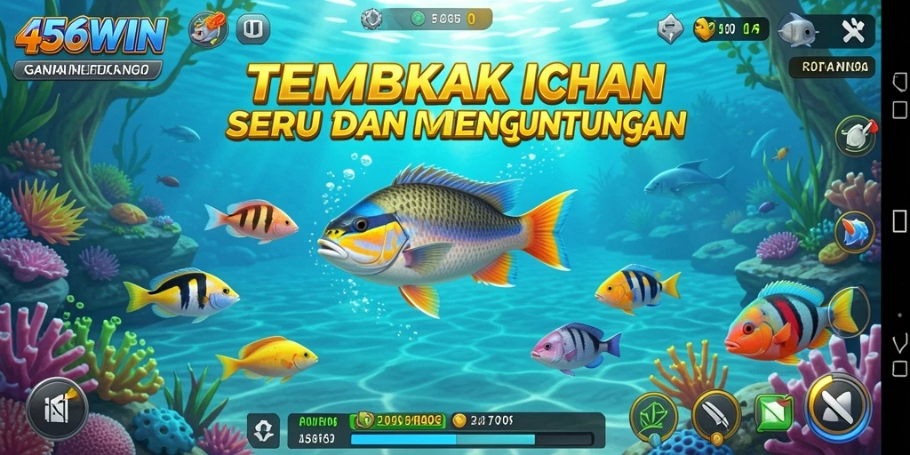 Gameplay seru Tembak Ikan di 456WIN dengan grafis menawan.