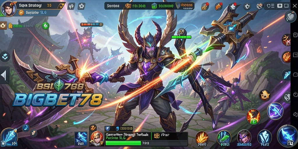 Tampilan layar utama BIGBET78 dengan aksi strategis yang mendebarkan.