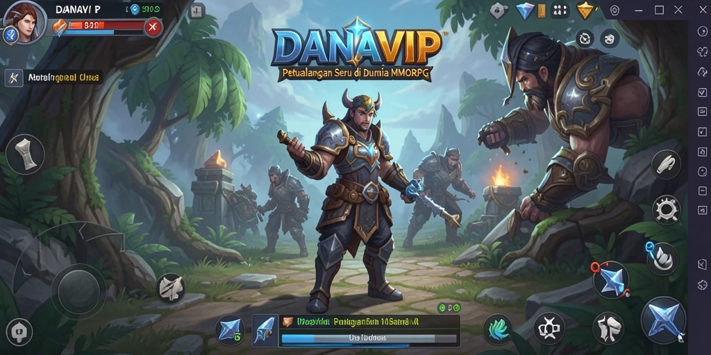 Gameplay mendebarkan di DANAVIP dengan banyak petualangan.