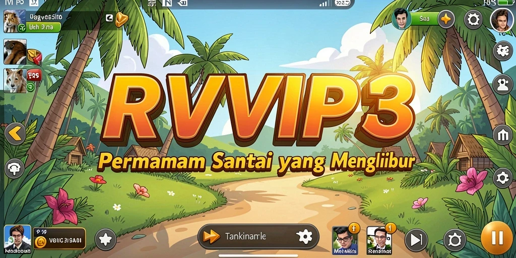 Tampilan gameplay menarik dari RVIP3 yang menghibur.